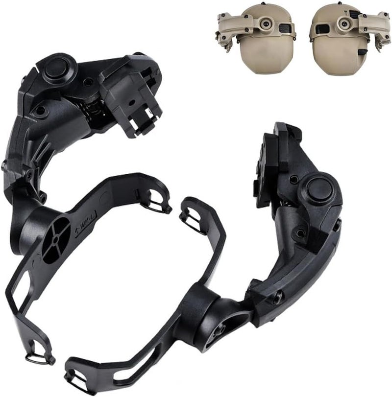 okyass ARC Rail Adapter for Tactical Helmets, Fast Helmets Accessories Compatible with Walker's Razor and Razor Digital Earmuffs - Image 1